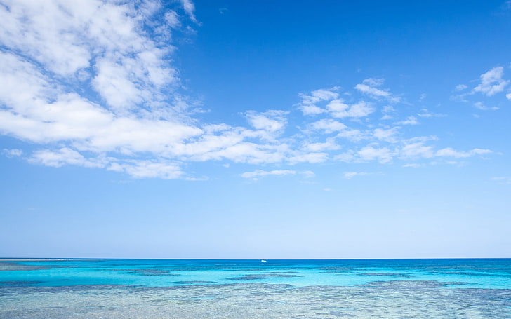 波照間沖縄-海の風景のHD壁紙、水域、 HDデスクトップの壁紙