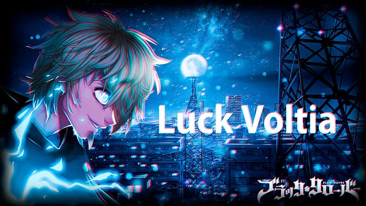 Black Clover, Luck Voltia, anak laki-laki anime, Wallpaper HD