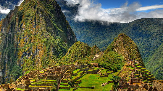 Naturlandschaft Berg Machu Picchu Peru, HD-Hintergrundbild HD wallpaper