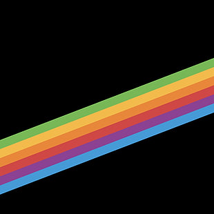 papel tapiz multicolor, colorido, colores del arco iris, fondo oscuro, AMOLED, iOS 11, iPhone X, iPhone 8, Stock, HD, Fondo de pantalla HD HD wallpaper