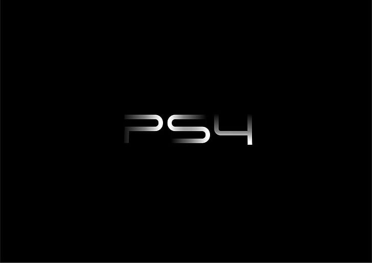 Logo, Ps4, Game Pad, Digital Art, Dark Background, logo, ps4, game pad, digital art, dark background, HD wallpaper
