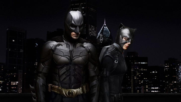 Poster Batman Dark Knight Rises Catwomen Resolusi Hd, Wallpaper HD