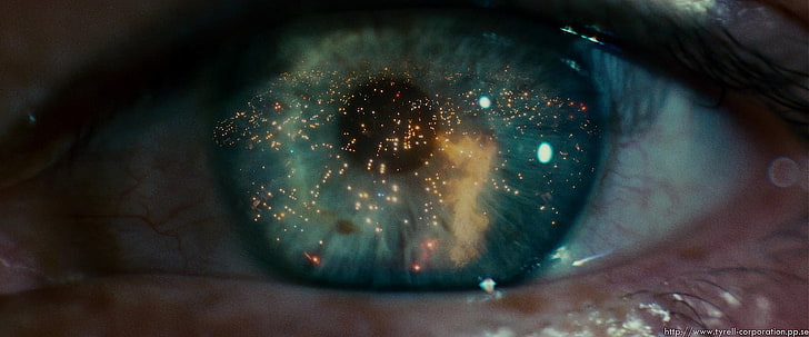 person's eye, movies, science fiction, eyes, Blade Runner, HD wallpaper