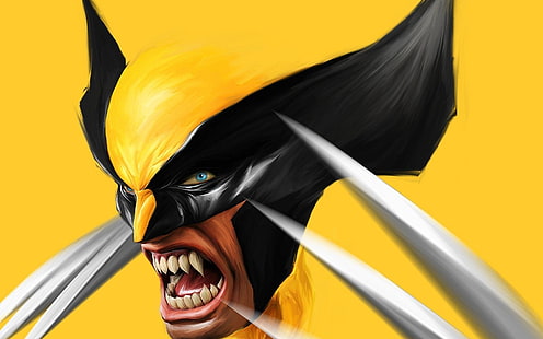 Marvel Wolverine dijital duvar kağıdı, Wolverine, Marvel Comics, adamantium, pençeleri, süper kahraman, çizgi roman, HD masaüstü duvar kağıdı HD wallpaper