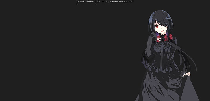 Anime, Encontro A Live, Kurumi Tokisaki, HD papel de parede