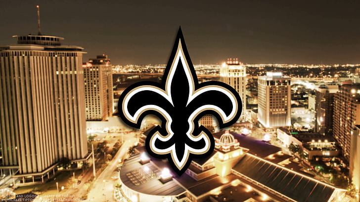 Football, New Orleans Saints, Emblem, Logo, NFL, HD wallpaper