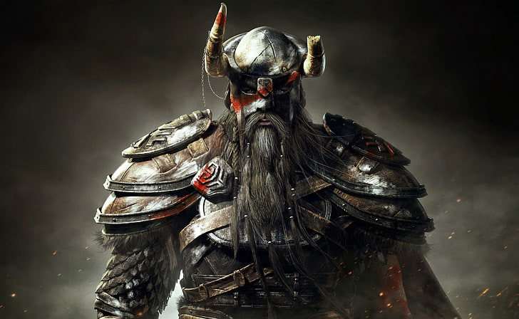 The Elder Scrolls Online Nord, Viking wallpaper, Games, The Elder Scrolls, Warriors, Multiplayer, nord, conceptart, TheElderScrollsOnline, ElderScrolls, HD wallpaper