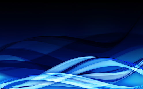 vecteur, résumé, bleu, lignes, Fond d'écran HD HD wallpaper