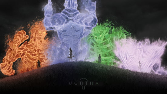 Naruto, Itachi Uchiha, Sasuke Uchiha, Shisui Uchiha, Clan Uchiha, Fondo de pantalla HD HD wallpaper