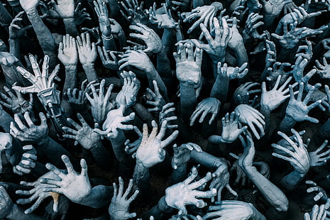 zombies, händer, skräck, andra, HD tapet HD wallpaper