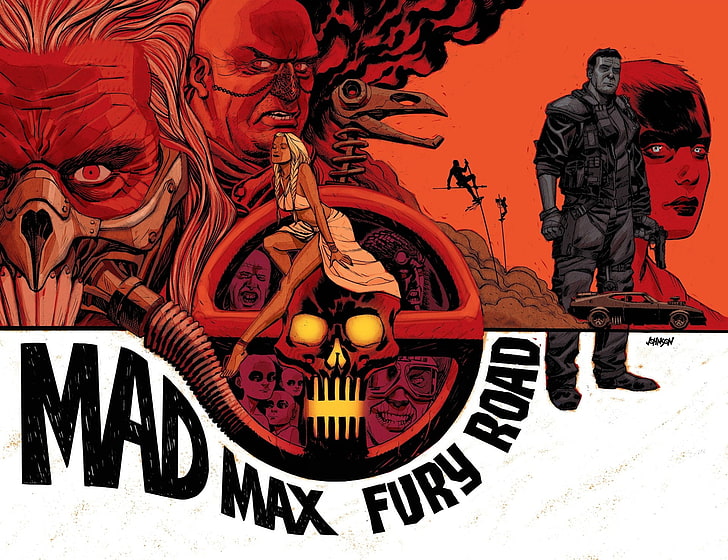 Movie, Mad Max: Fury Road, Immortan Joe, Imperator Furiosa, Max Rockatansky, The Splendid Angharad, HD wallpaper