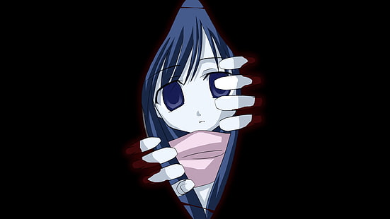 Katsura Kotonoha, Schultage, Blood-C, Anime Girls, HD-Hintergrundbild HD wallpaper