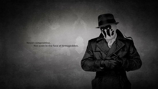 Rorschach, Watchmen, citação, filmes, HD papel de parede HD wallpaper