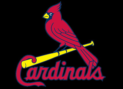 Saint Louis Cardinals, Cardinals, Baseball der Major League, Schriftzug, HD-Hintergrundbild HD wallpaper