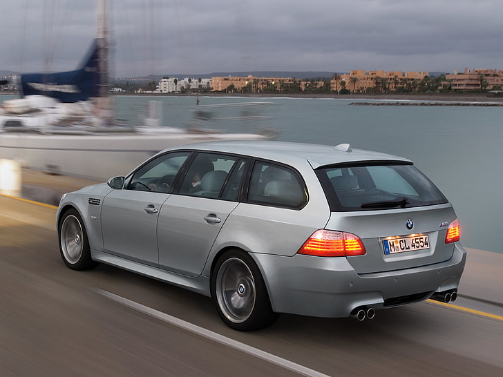 2007, BMW-M5, E61, Touring, HD-Hintergrundbild