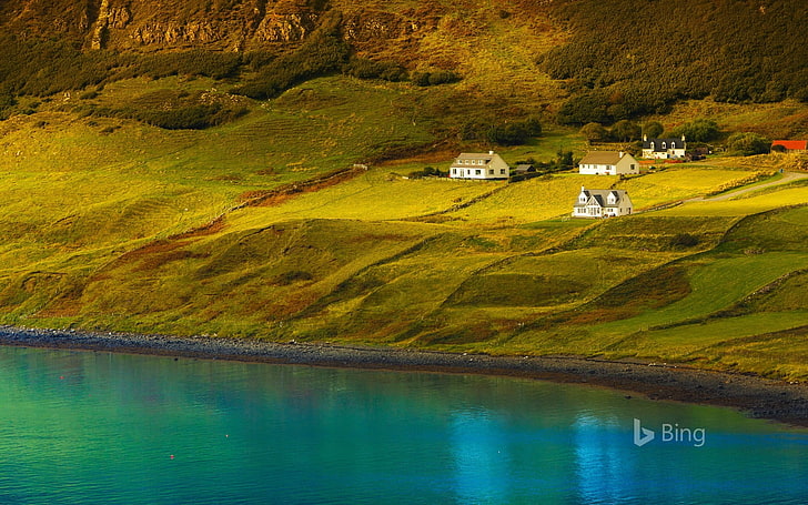 Sfondo di Bing della Scozia Uig Isle of Skye 2017, Sfondo HD