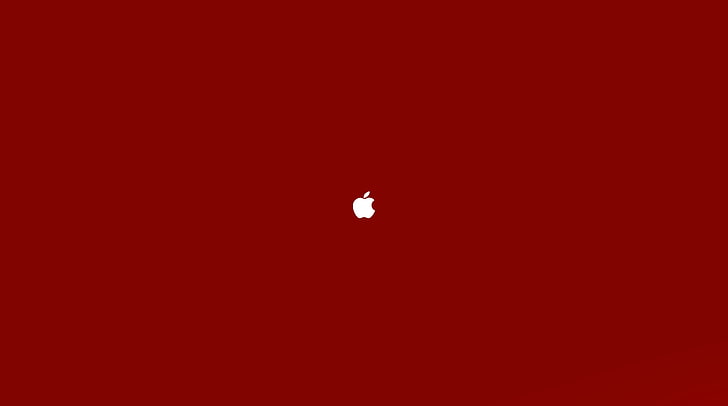 FoMef-Apple Red 5K, Apple 로고, 컴퓨터, Mac, HD 배경 화면