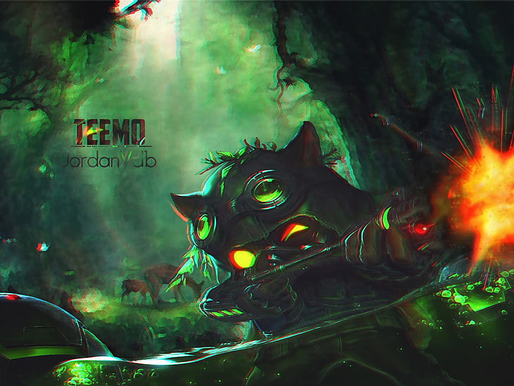 Teemo, Riot Games, League of Legends, trolls, HD wallpaper