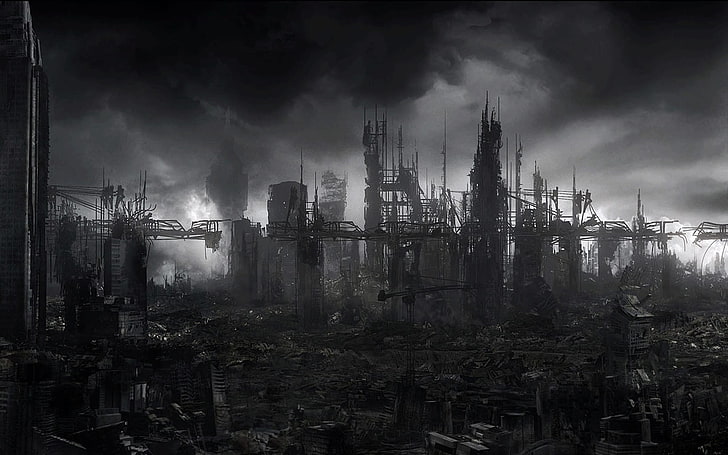 Bautapete, Science-Fiction, futuristisch, apokalyptisch, HD-Hintergrundbild