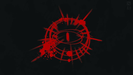 Dota 2, Bloodseeker, video game, Vampir: The Masquerade - Bloodlines, blood, Dota, bloodcyka, ritus darah, merah, humor, Wallpaper HD HD wallpaper