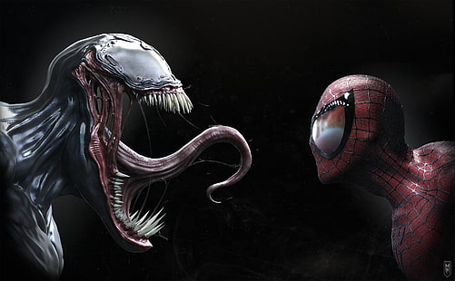 Venom, 4K, Spider-Man, HD wallpaper HD wallpaper