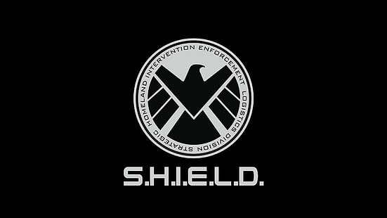 Marvel Comics, S.H.I.E.L.D., simple background, comic books, HD wallpaper HD wallpaper