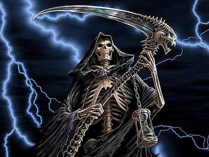 Grim Reaper цифровые обои, Темный, Grim Reaper, HD обои HD wallpaper