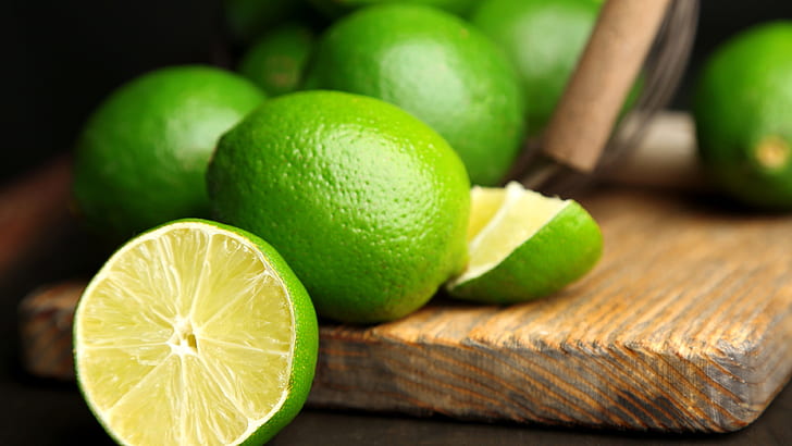 Summer fruits, green lime citrus, Summer, Fruits, Green, Lime, Citrus, HD wallpaper
