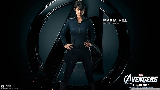 วอลล์เปเปอร์ Marvel Avengers Maria Hill, ภาพยนตร์, The Avengers, Maria Hill, Cobie Smulders, S.H.I.E.L.D. , จับมือสะโพก, Marvel Cinematic Universe, วอลล์เปเปอร์ HD HD wallpaper