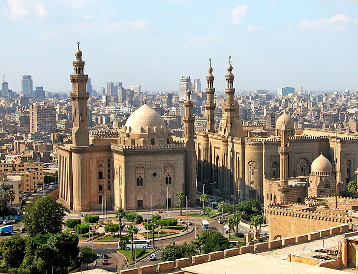 arkitektur, byggnader, kairo, egypten, islam, moské, plats, religion, HD tapet