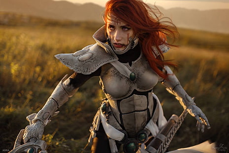 kvinnor, cosplay, Warhammer 40000, Eldar, HD tapet HD wallpaper