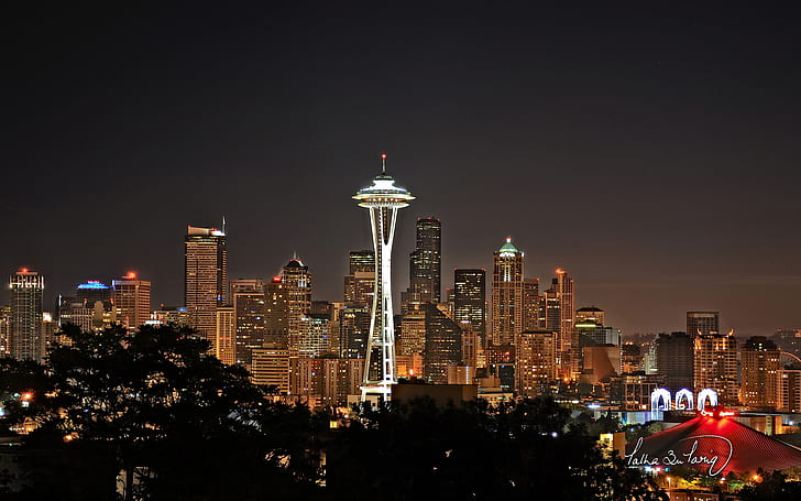 Spectacular Seattle HD, world, travel, travel and world, seattle, spectacular, HD wallpaper