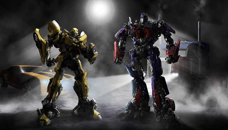 Transformadores, Bumblebee (Transformers), Optimus Prime, Prime, HD papel de parede