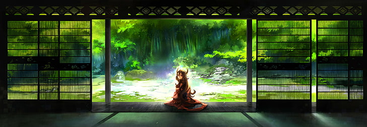 Kleidung, Hörner, Japanisch, Kajimiya, Kimono, Naga, Ryuujin, HD-Hintergrundbild
