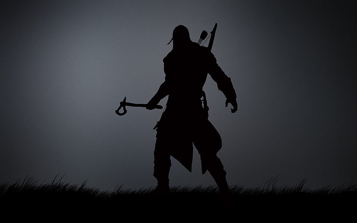 minimalistic Assassins Creed 3 Connor Kenway Art Minimalistic HD Art, minimalistic, Assassins Creed 3, Connor Kenway, Tapety HD