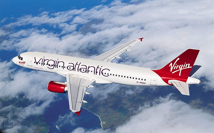 Virgin Atlantic A320, HD masaüstü duvar kağıdı