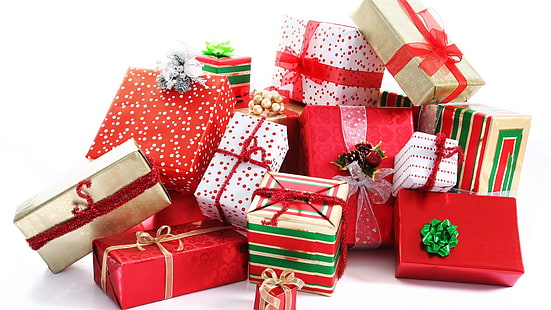 weihnachten, feier, geschenk, band, urlaub, dekoration, geschenk, kiste, paket, windrad, bogen, geburtstag, geschenke, jahreszeit, weihnachten, jahrestag, bunt, geschenke, überraschung, rad, gelb, gold, feiern, verpackung, valentinstag,Dezember, HD-Hintergrundbild HD wallpaper
