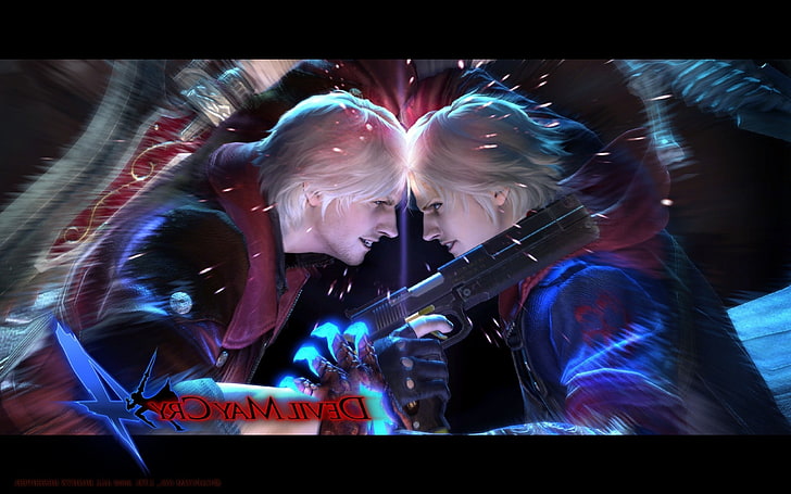 Dante, Devil May Cry, Devil May Cry 4, Nero (character), video games, HD wallpaper