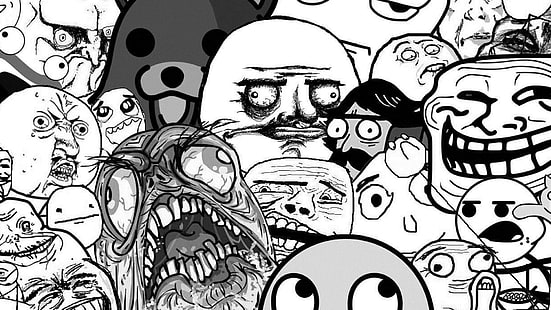 mem, komiks wściekłości, komiks, Tapety HD HD wallpaper