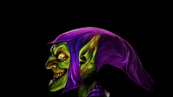 الرجل العنكبوت ، العفريت الأخضر ، تصوير ، كاريكاتير الأعجوبة ، العفريت الأخضر، خلفية HD HD wallpaper