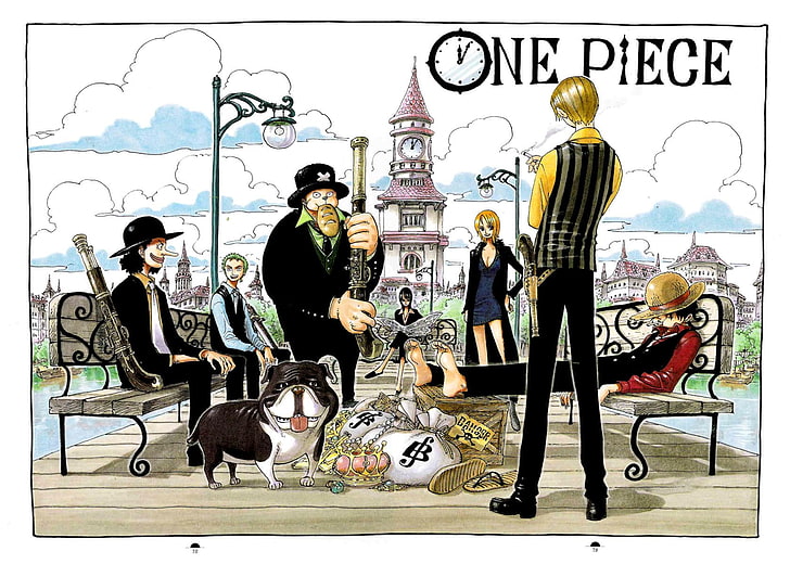 Цифров тапет One Piece, Аниме, One Piece, Monkey D. Luffy, Nami (One Piece), Нико Робин, Sanji (One Piece), Tony Tony Chopper, Usopp (One Piece), Zoro Roronoa, HD тапет