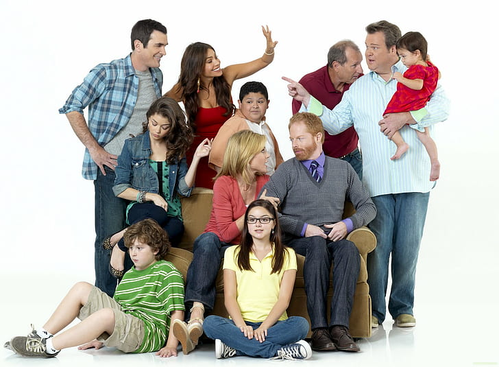 Acara TV, Keluarga Modern, Wallpaper HD