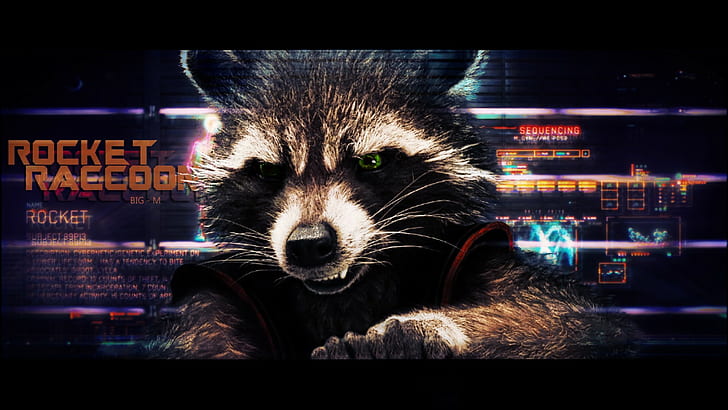 Guardians Of the Galaxy, filmer, Rocket Raccoon, HD tapet