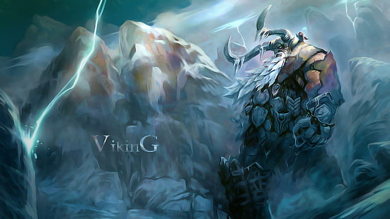 Viking, utara, nordic, pagan, norwegia, viking, paganisme, odin, mitos, 3d dan abstrak, Wallpaper HD HD wallpaper