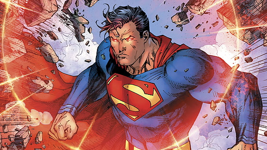 Süpermen, Clark Kent, DC Comics, HD masaüstü duvar kağıdı HD wallpaper