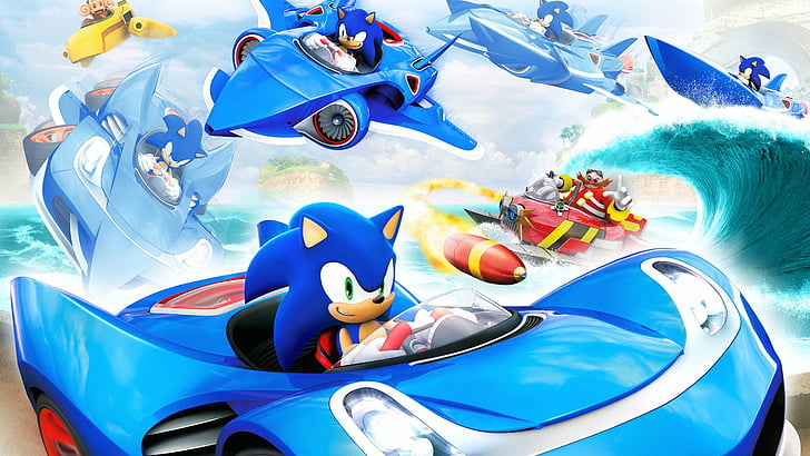 Video Game, Sonic & All-Stars Racing Transformed, HD wallpaper