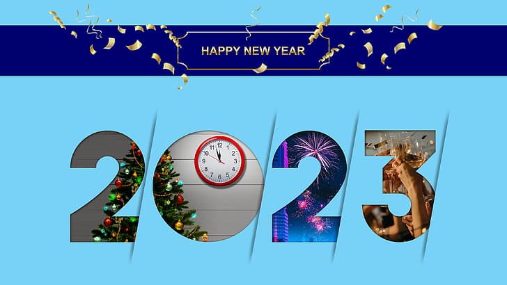 Neujahr, 2023 (Jahr), HD-Hintergrundbild