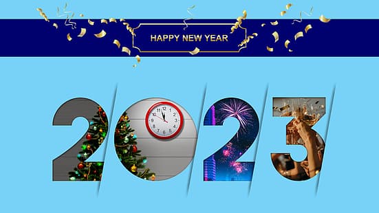  New Year, 2023 (Year), HD wallpaper HD wallpaper