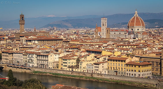 kota, Italia, Florence, Wallpaper HD HD wallpaper
