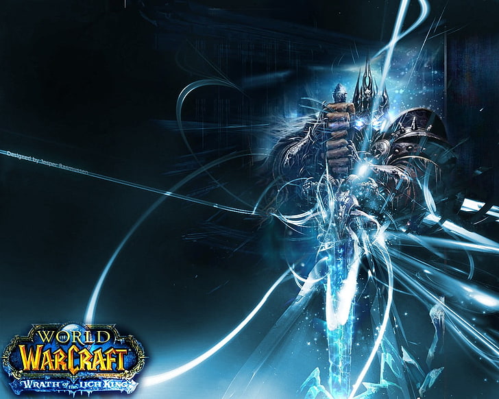 World of Warcraft game cover,  World of Warcraft, World of Warcraft: Wrath of the Lich King, video games, HD wallpaper